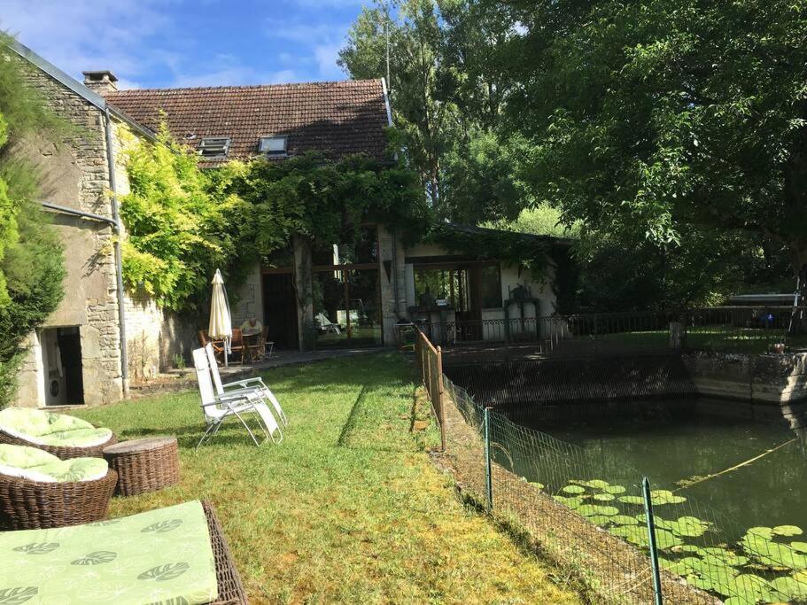 Вилла Magnifique Moulin Proche Chablis, Jacuzzi Et Riviere Annay-sur-Serein Экстерьер фото